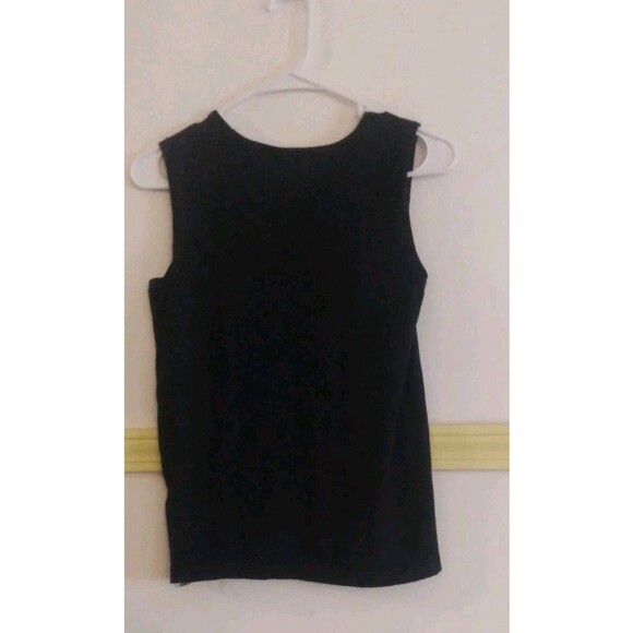 NWT Covington Black  Tank Top Sleeveless Scoop Neck Womens Size Small - Picture 2 of 8